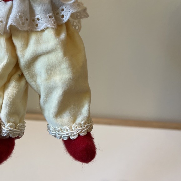 Mark Roberts Christmas Fairy Santa Elf Red Silly Jester Joker Outfit 9" Ornament - Picture 3 of 7